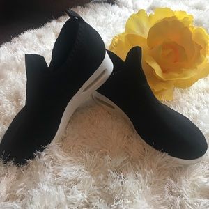 dkny angie slip on wedge sneaker